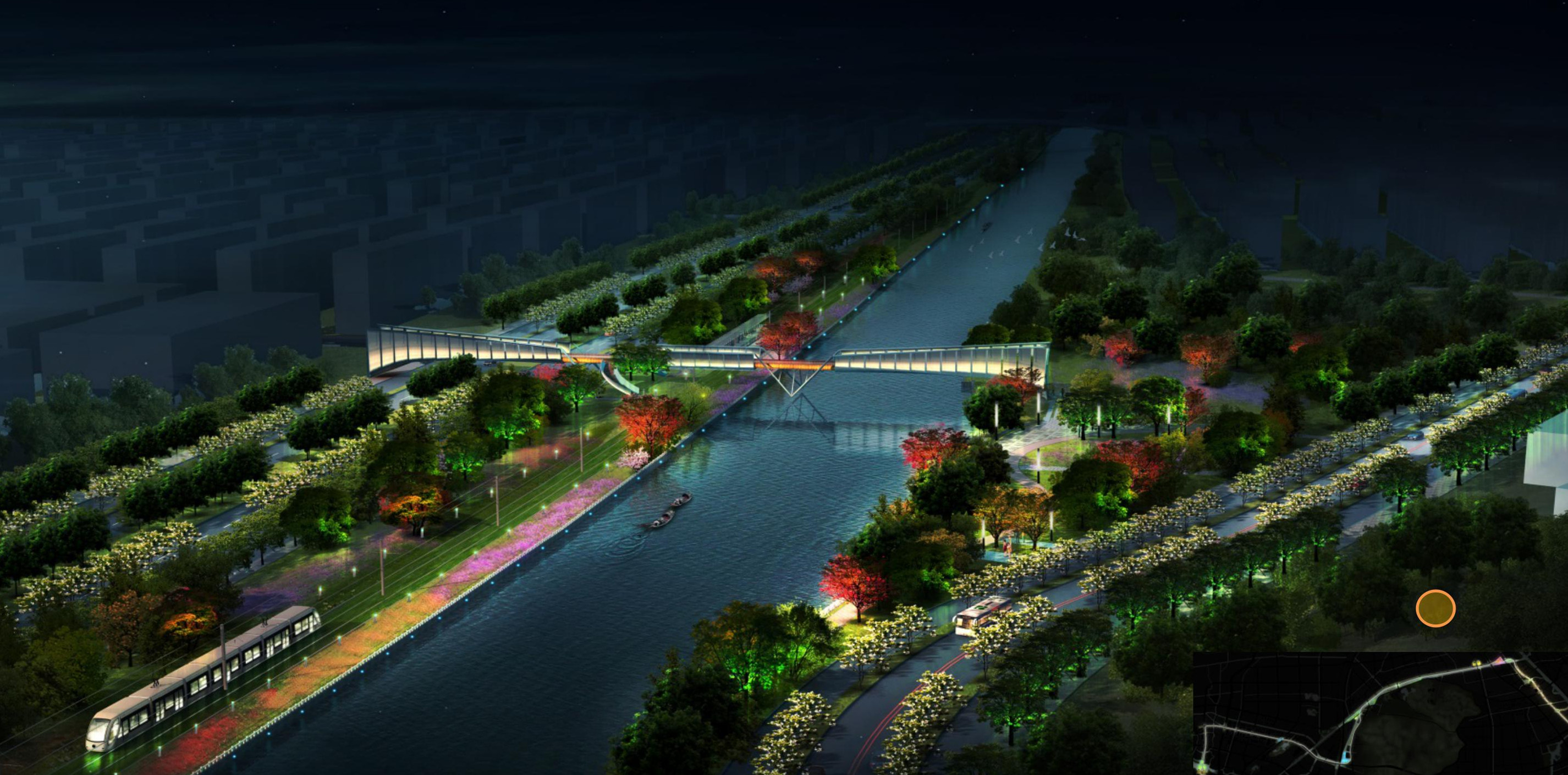 苏州高新区有轨电车站点及沿线景观亮化及配套工程——2020神灯奖申报工程
